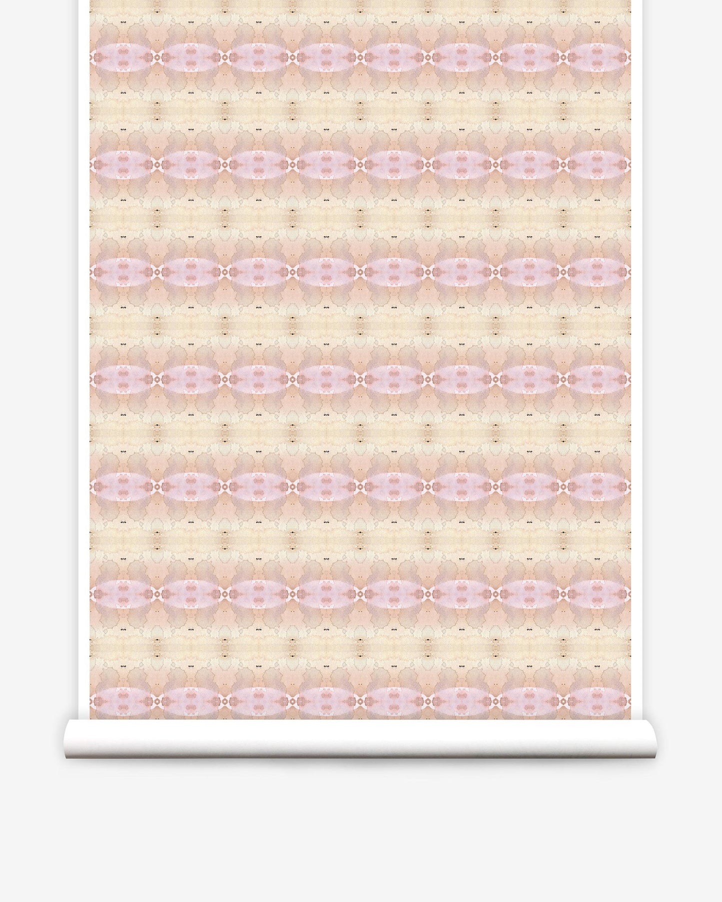 A pink and beige Setting Sun wallpaper on wallpaper