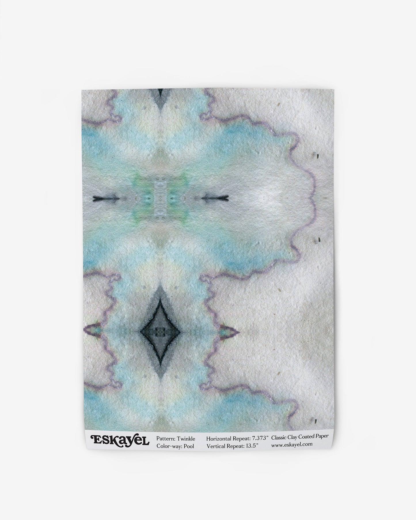 A blue and white abstract design on a Twinkle Wallpaper Pool wallpaper twinkles