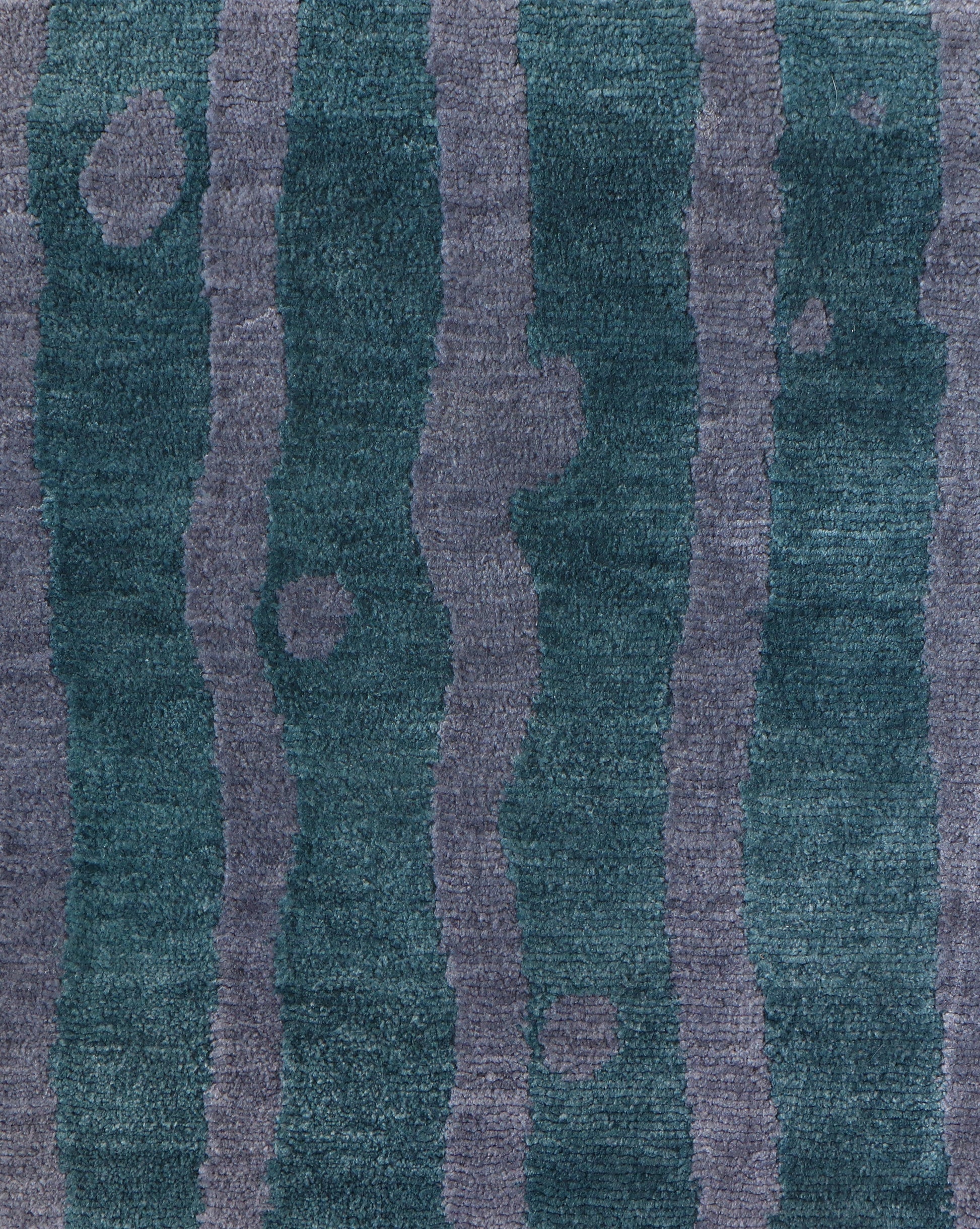 A Drippy Stripe Hand Knotted Rug Gulf with a aquatic feeling