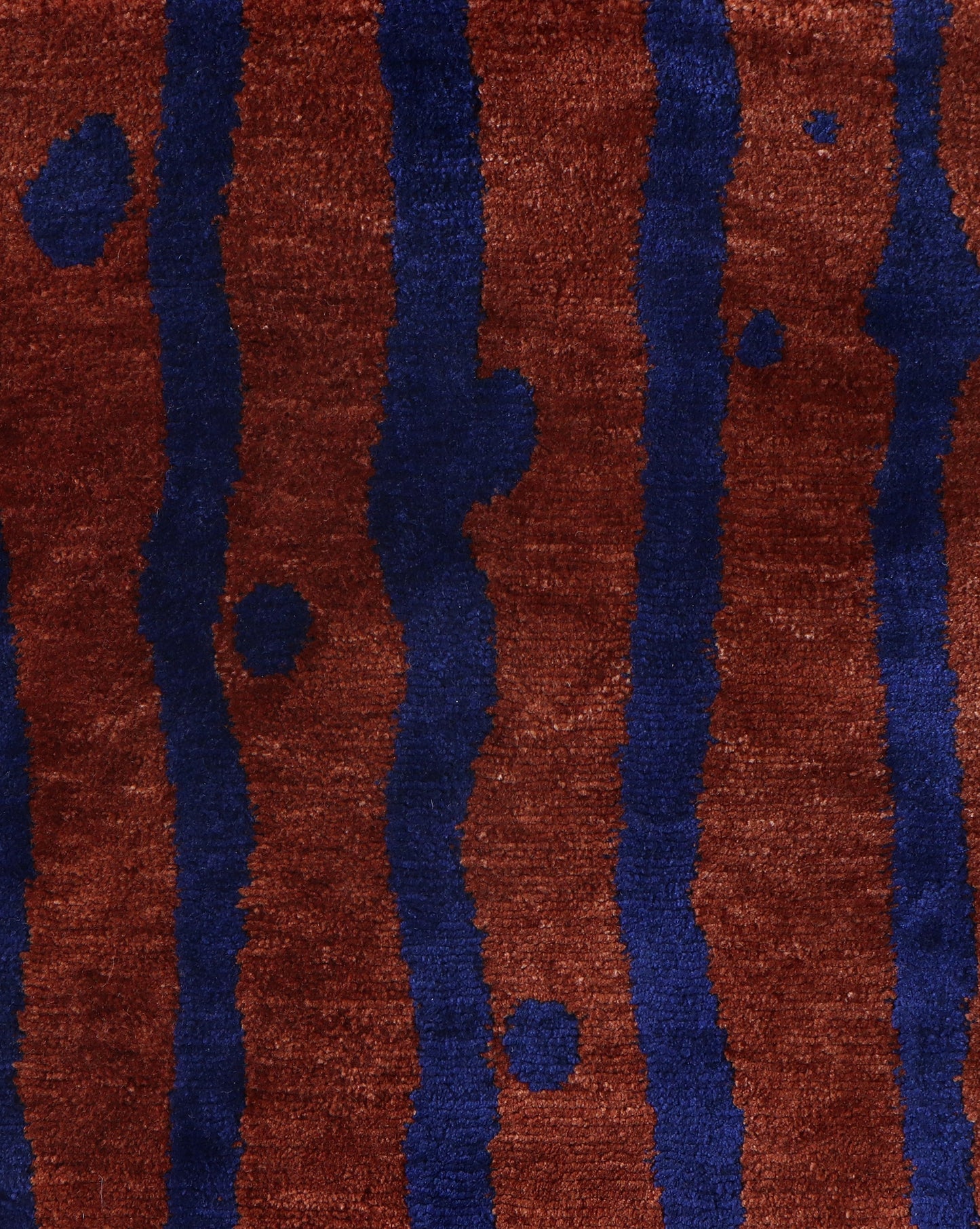 Drippy Stripe Hand Knotted Rug||Isthmus