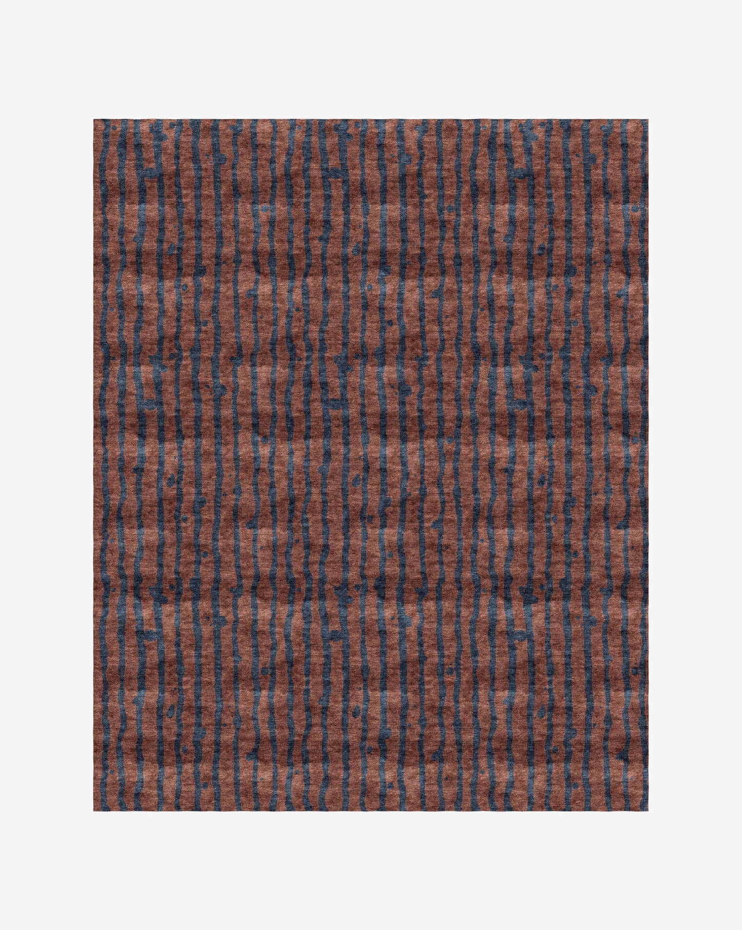 Drippy Stripe Hand Knotted Rug||Isthmus