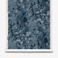 Roll of Aquarelle Grasscloth||Ocean eco-friendly watercolor wallpaper with an abstract blue and grey pattern and a cracked, stone-like texture.
