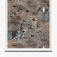 Bring a tranquil ambiance to your space with the Atoll Grasscloth||Amber wallpaper roll, featuring an abstract underwater scene with fish, seaweed, and muted blue and brown tones. This ocean-inspired design combines a hand-painted style with elegant artistic flair, adding depth and sophistication to your décor.