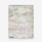 Order a sample of Bosky Toile Grasscloth Sample in Cay, a woven grasscloth wallpaper with a faint botanical line-drawing pattern and watercolor washes of blue, green, and pink.