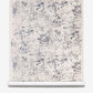 Bosky Toile Grasscloth in Midnight, featuring a dark blue ink-wash pattern of scattered trees and branches on a textured light watercolor wallpaper.