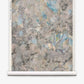 Inflorescence Grasscloth||Sage features abstract watercolor patterns in muted gray, blue, and beige tones with a cloud-like effect on a vertical scroll.