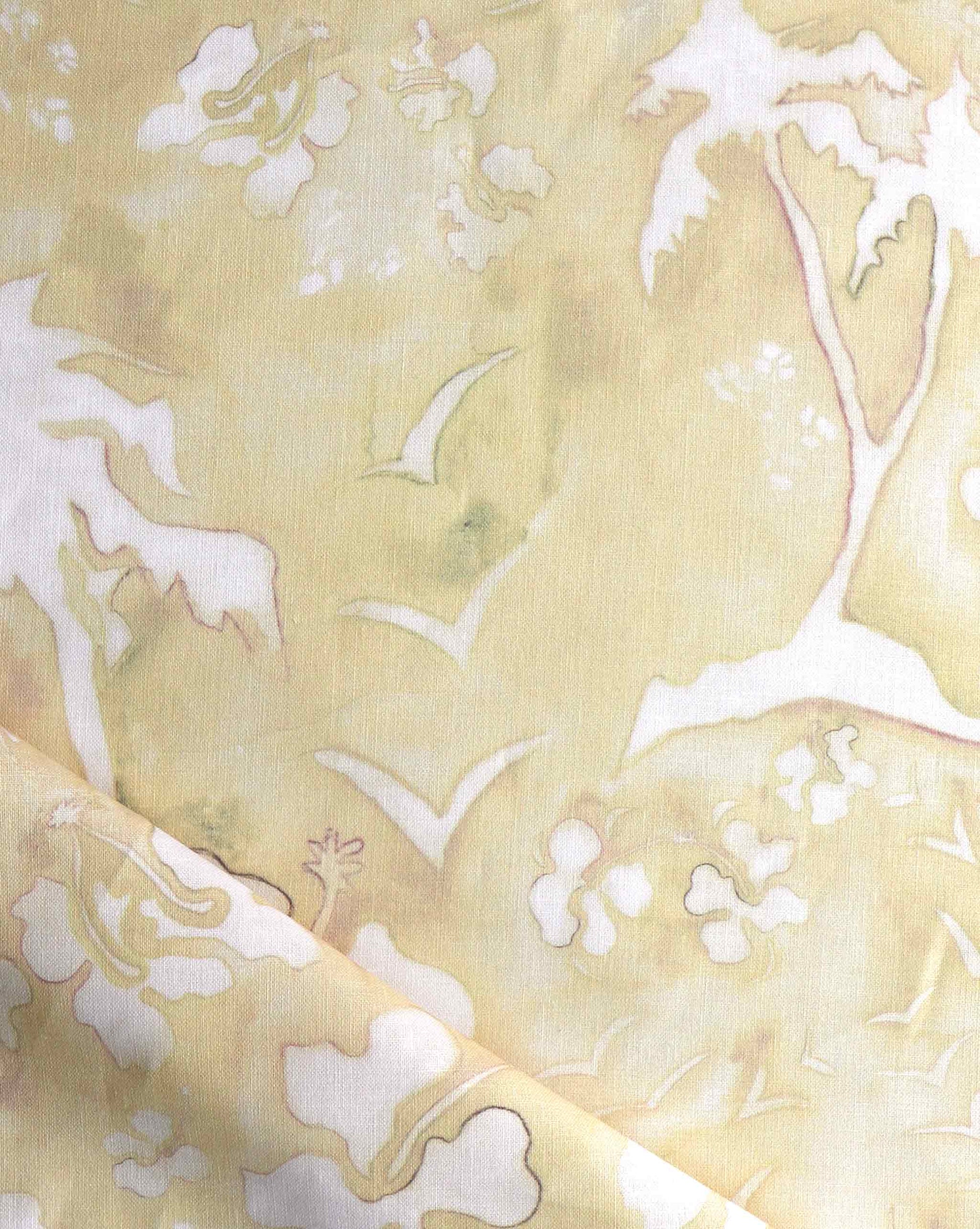 white lilies in paradise kokomo kokomo fabric sunshine – Eskayel