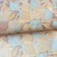 Yaya fabric in Husk — beach-themed graphic botanical fabric in creamy yellow, earthy brown, and light blue | Eskayel