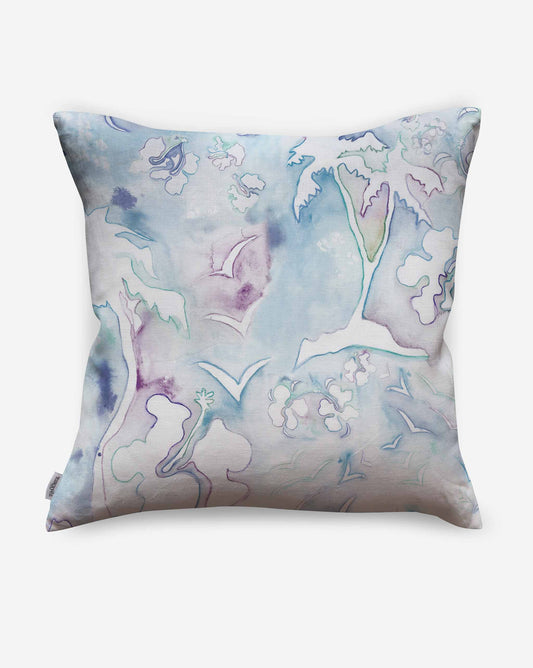 Kokomo is an Eskayel design for custom pillows. The Brisa colorway provides a blue palette.