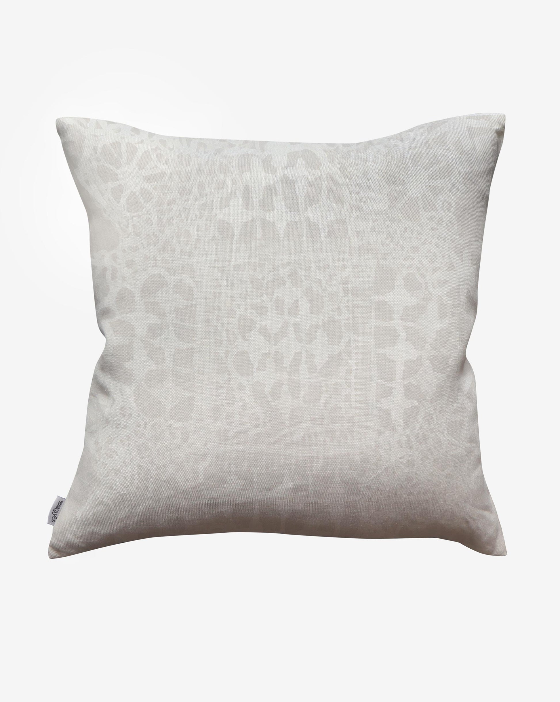 Ricotta Nonna’s Lace pillows from Eskayel introduce a palette of neutral creams. 