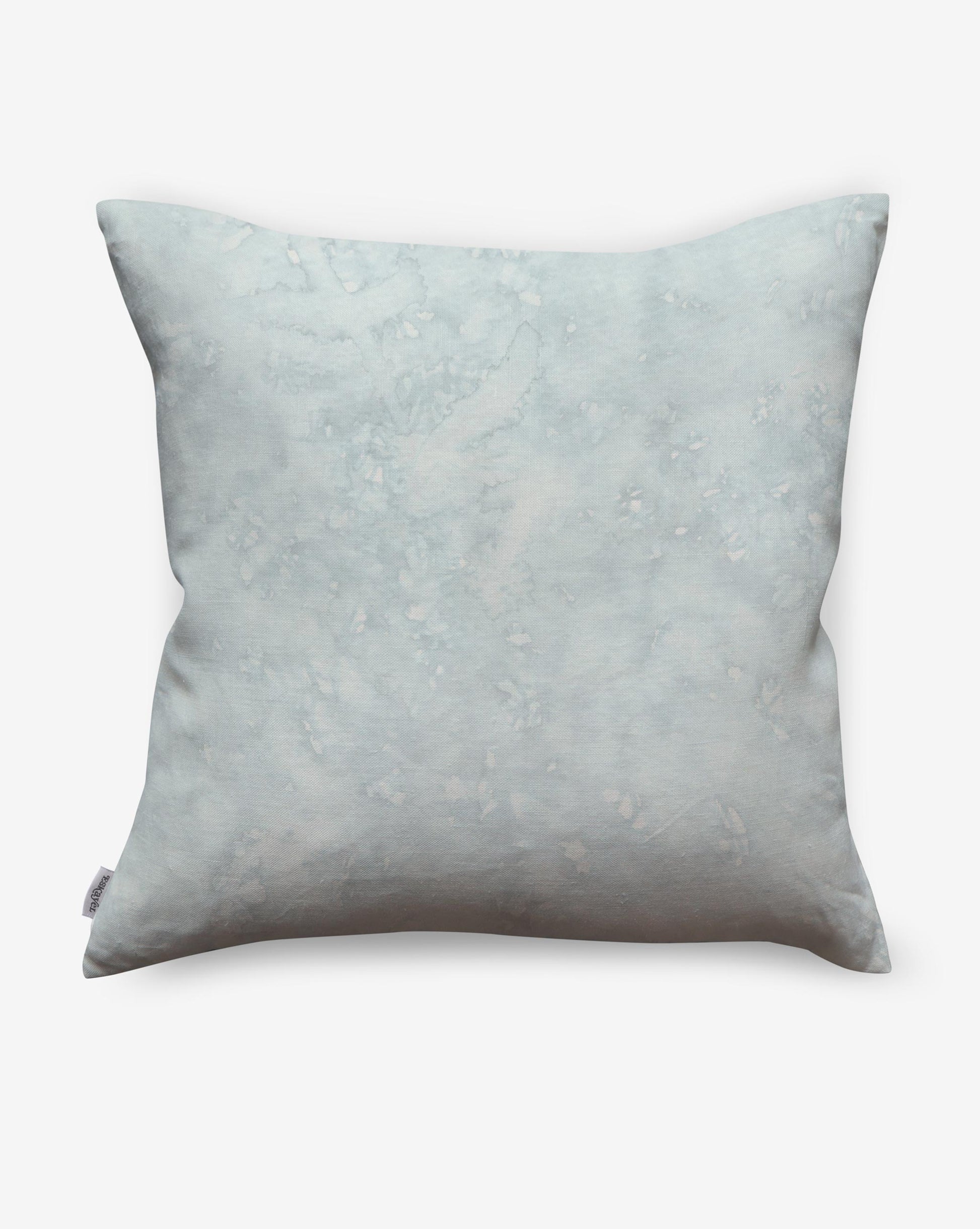 Stratus pillows in the Sky colorway offer a feel of luxury in light blue.