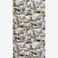The Medina Hand Knotted Rug||Blanca CUSTOM is a handmade rectangular rug with a camouflage pattern in beige, brown, gray, white, and black, featuring painterly details for a unique artistic look.