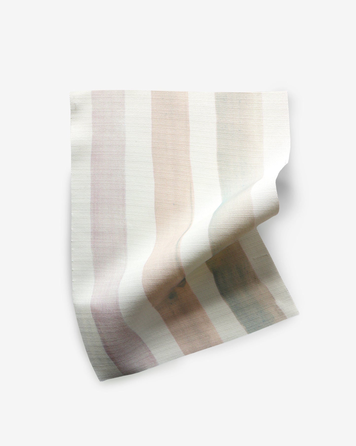 A Gradient Stripe Performance Fabric with a Pink Island on it
