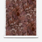 A roll of Aquarelle Silk Wallcovering—Earth featuring an abstract, earthy brown watercolor pattern with a cracked, stone-like texture.