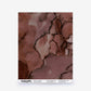 A sample of Aquarelle Silk Sample||Earth wallcovering featuring a brown and black abstract watercolor wash pattern.