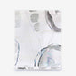 Canopy Silk Sample in Flint featuring an abstract gray and blue brushstroke pattern on a light background.