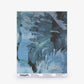 A sample sheet labeled “Cocos Silk Sample||Midnight” features a blue and black abstract watercolor pattern on paper, with product details at the bottom—perfect for those who wish to order Midnight swatch samples before making a final selection.