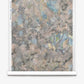 The Inflorescence Silk Wallcovering||Sage features abstract, muted pastel watercolor patterns with blue, gray, and beige on a white background.