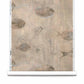 Shoal silk wallpaper in the Shell colorway captures a scene of tropical marine life in beige.