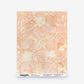 Yaya Silk Sample in Grapefruit, a coral and peach abstract watercolor wallcovering with geometric tiling; order a sample to see the pattern.