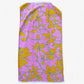 The Eskayel x Meleau Plumeria Shadows beach towel incorporates soft pink, golden orange, and teal.