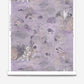 Eskayel Atoll in the Cay colorway is a custom clay-coated wallpaper using a palette based on purple.