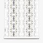 A white and grey Bali Stripe Wallpaper Sand with an abstract pattern.
