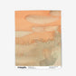 Empyrean mural wallpaper swatch by Eskayel features a collage of skies and sunsets. In Sol, the palette includes orange hues.
