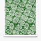Eskayel’s Margherita wallpaper in leafy Arugula presents floral shapes in a loose lattice. 