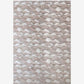 A Mani Hand Knotted Rug 5' x 8'||Air with a beige and white pattern made of merino wool.