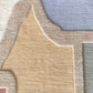 Pieces Rug in Mineral closeup – hand-knotted studio-designed rug in multicolor | Eskayel