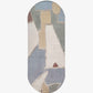 Pieces Rug in Mineral – hand-knotted studio-designed rug in multicolor | Eskayel