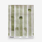 A green and white wallpaper with Bamboo Stripe Grasscloth Brush