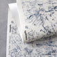 A piece of wallpaper with a Bosky Toile Grasscloth Midnight pattern on it