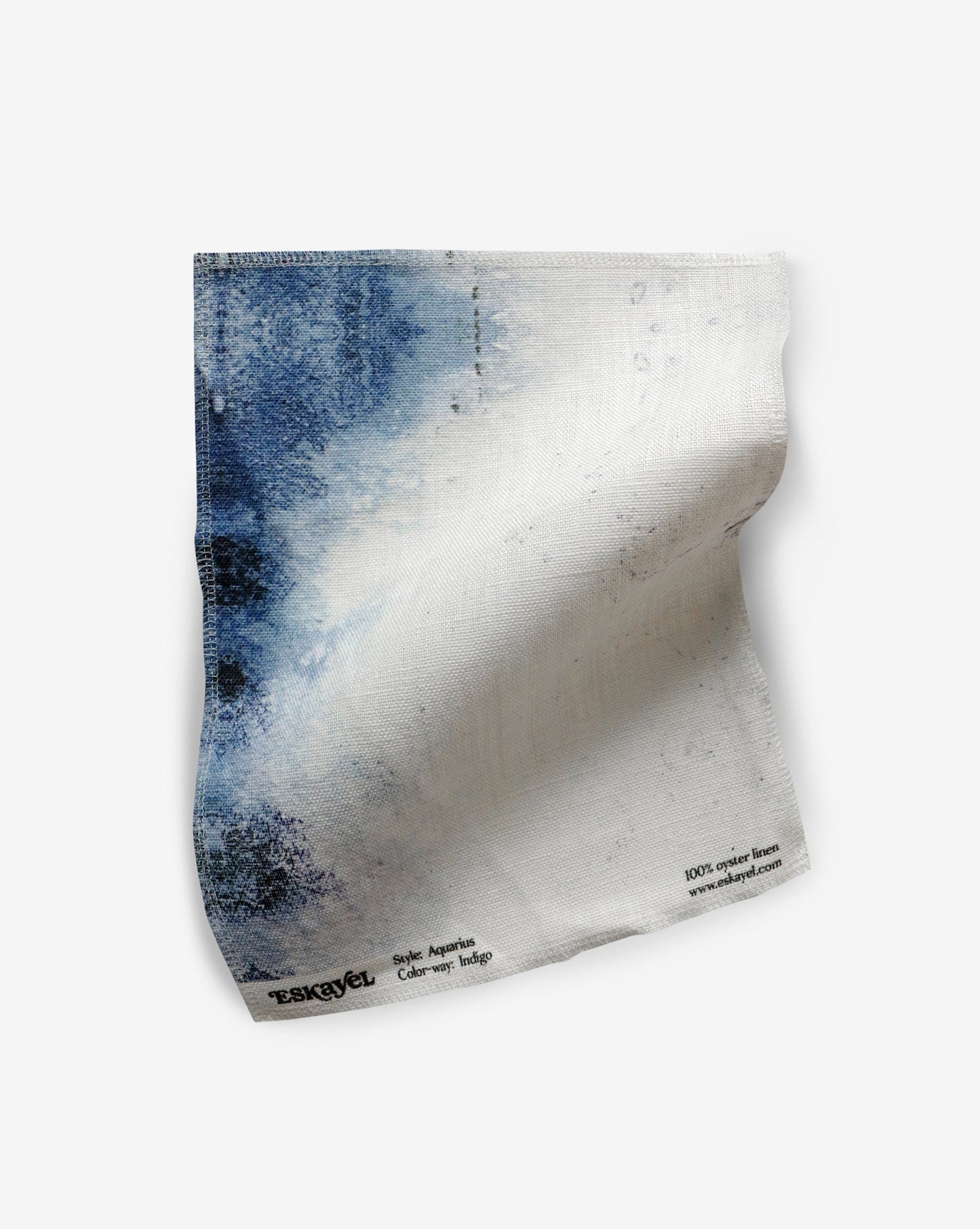 Aquarius Fabric on a white surface.