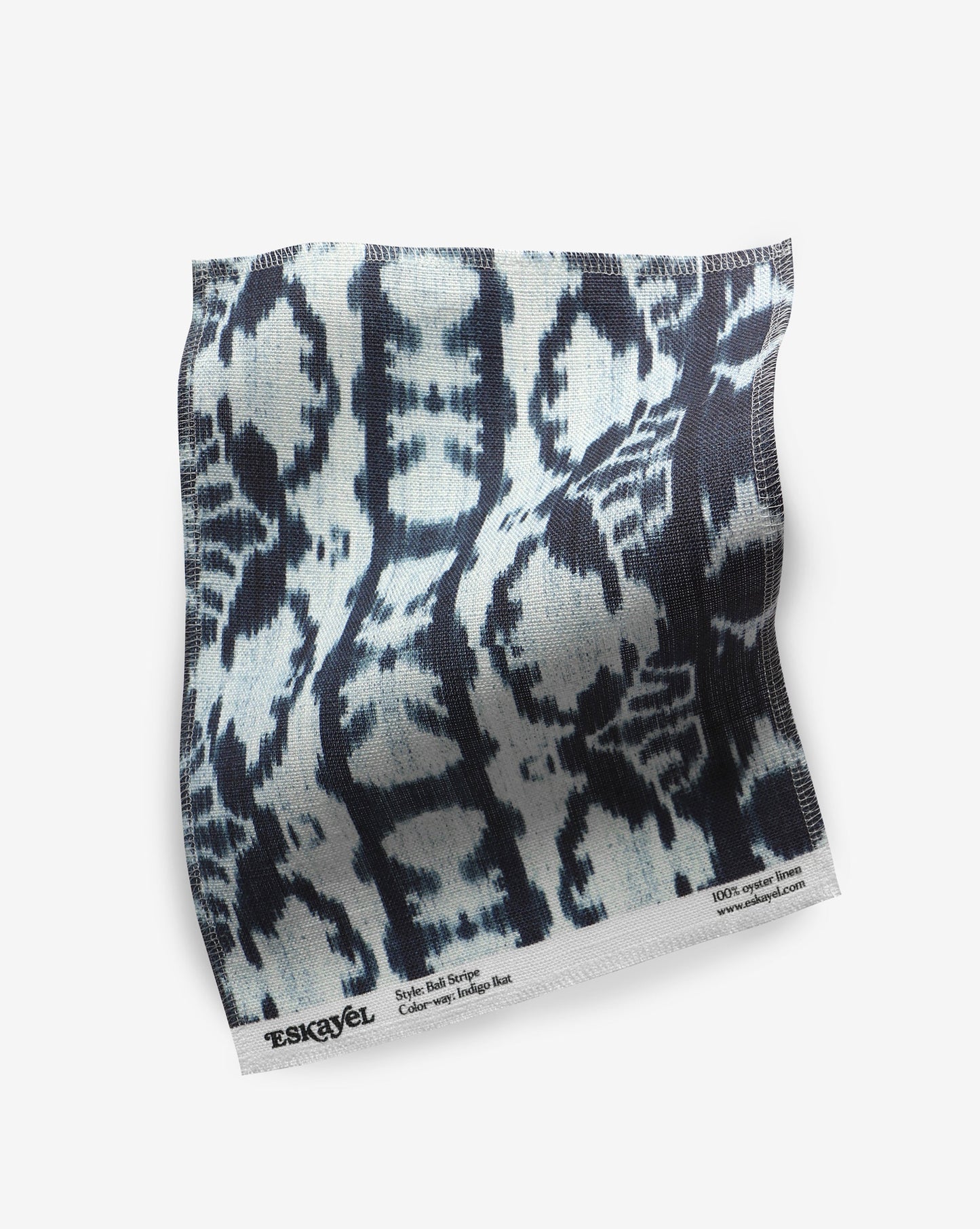 A Bali Stripe Fabric fabric boasting a blue and white pattern