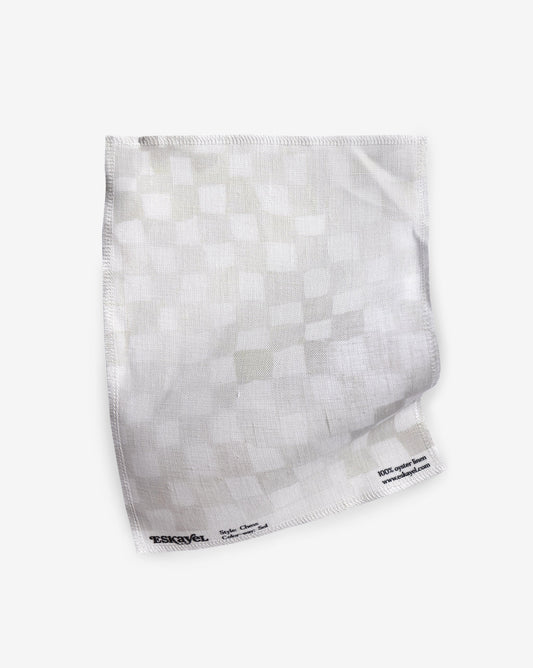 A Chess Fabric Sample with a checkered pattern is a suitable sample