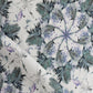 A Laurel Forest Fabric with a blue and purple tropical atmosphere