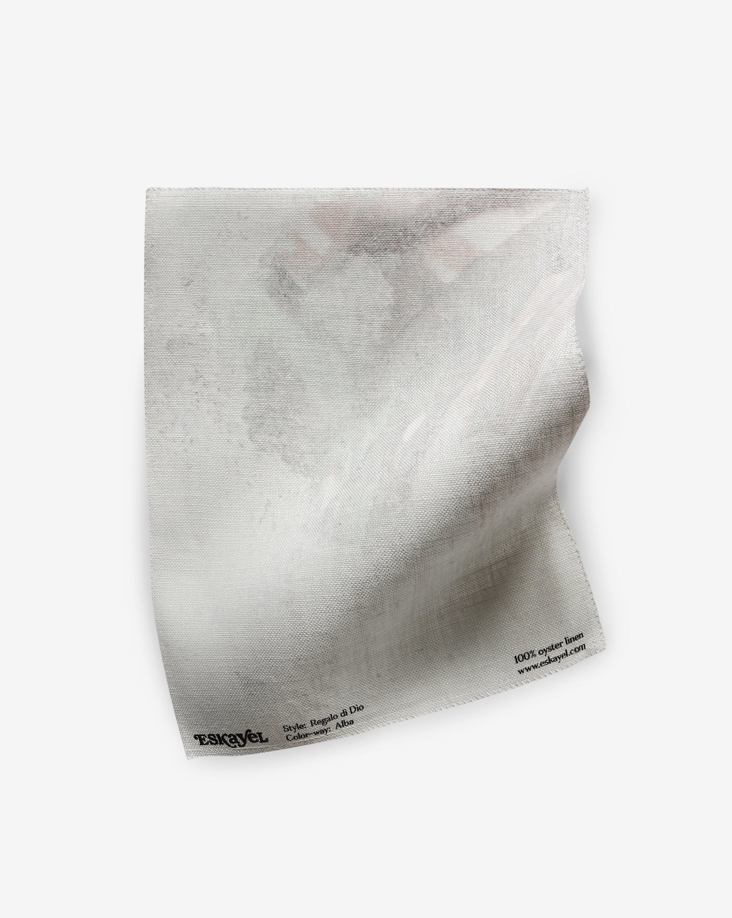 A Regalo di Dio Fabric Sample Alba piece of fabric on a white surface