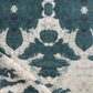 A luxury fabric from The Dance Fabric Olive with a floral pattern