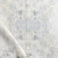 A close up image of a luxurious white marble fabric from The Drama Fabric Cloud Collection