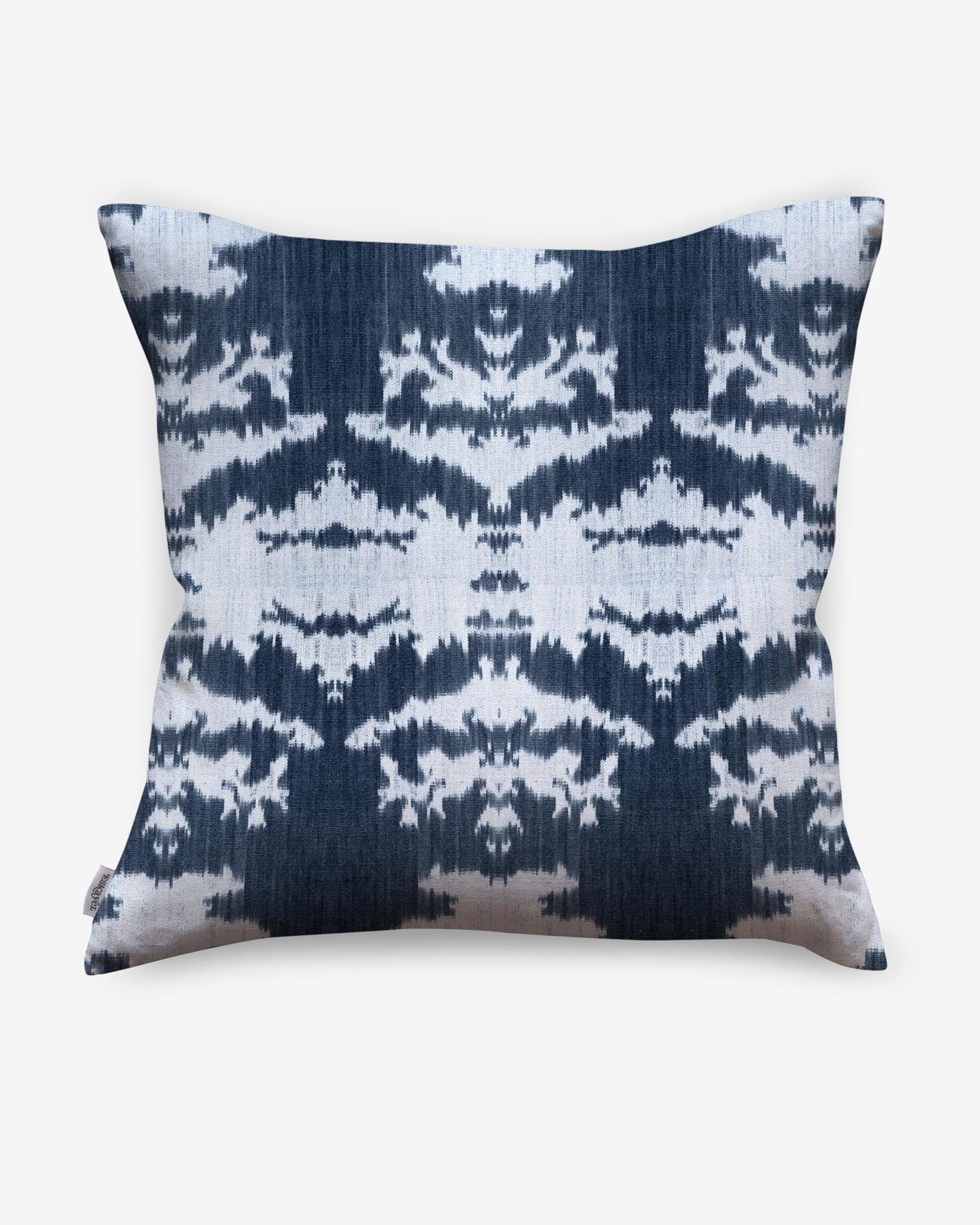 Blue and hotsell white ikat pillows