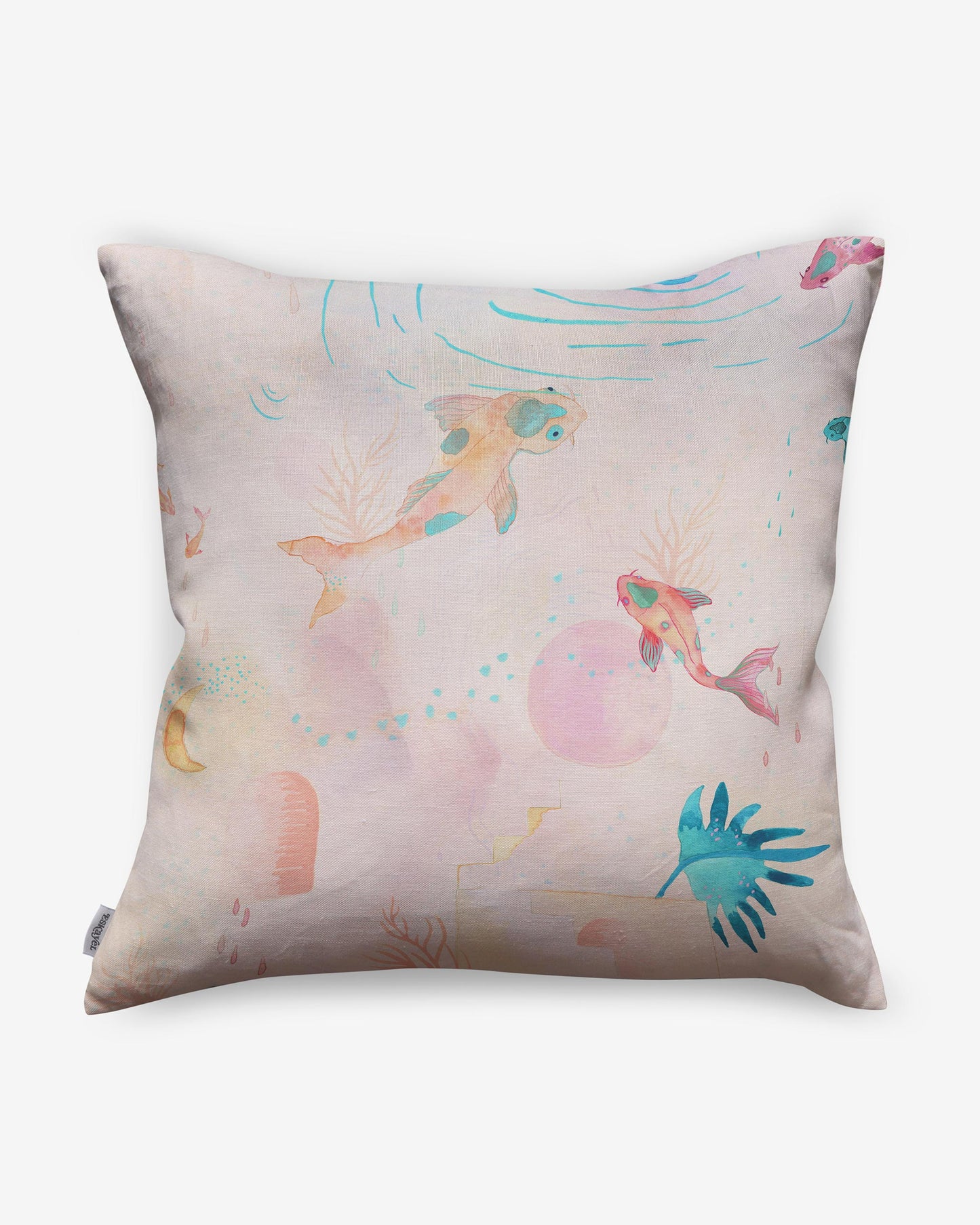 Water Signs Pillow||Multi