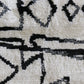a silk hand knotted rug