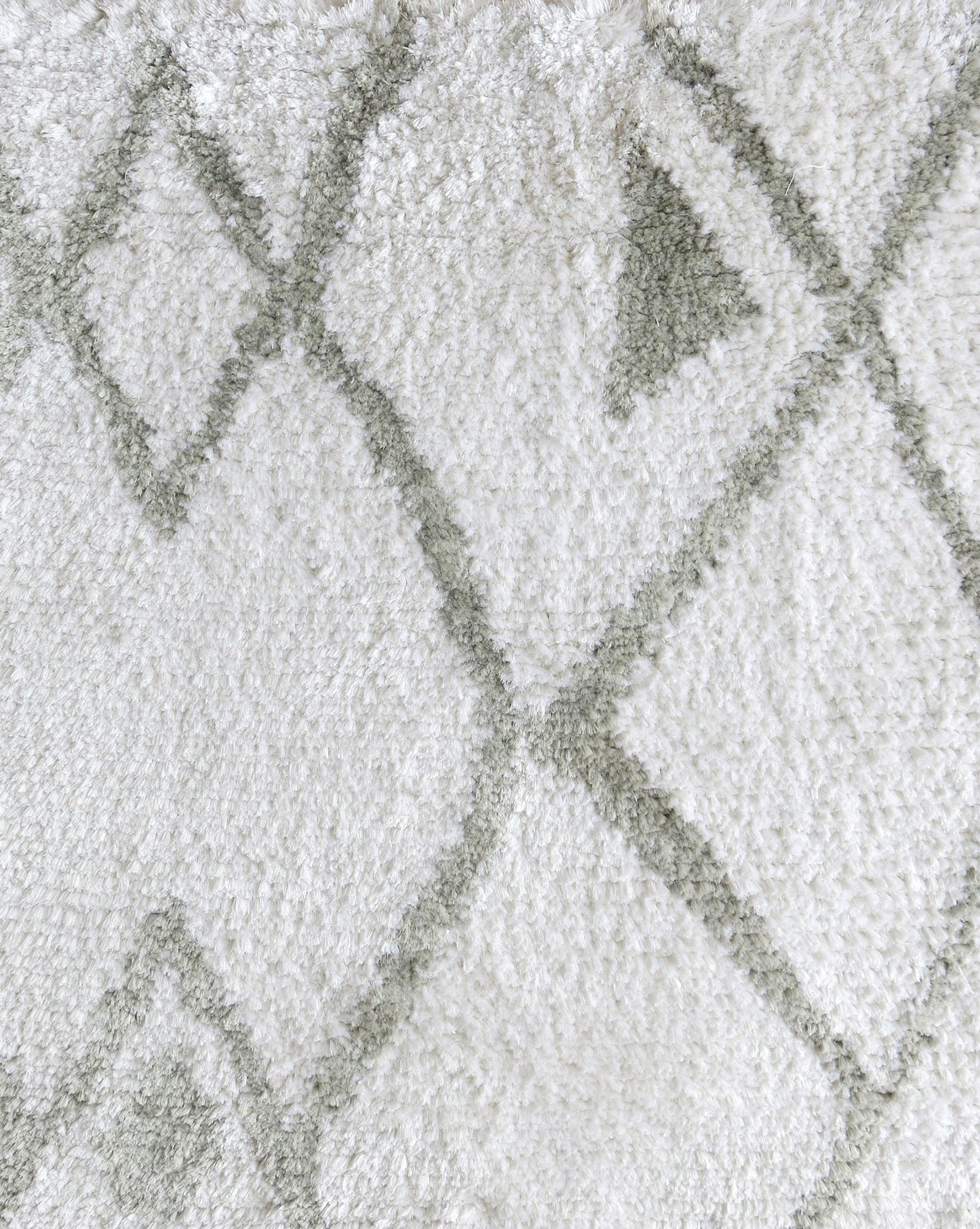 A close up image of a Peaks Hand Knotted Rug Grey with a geometric design, hand-knotted composition