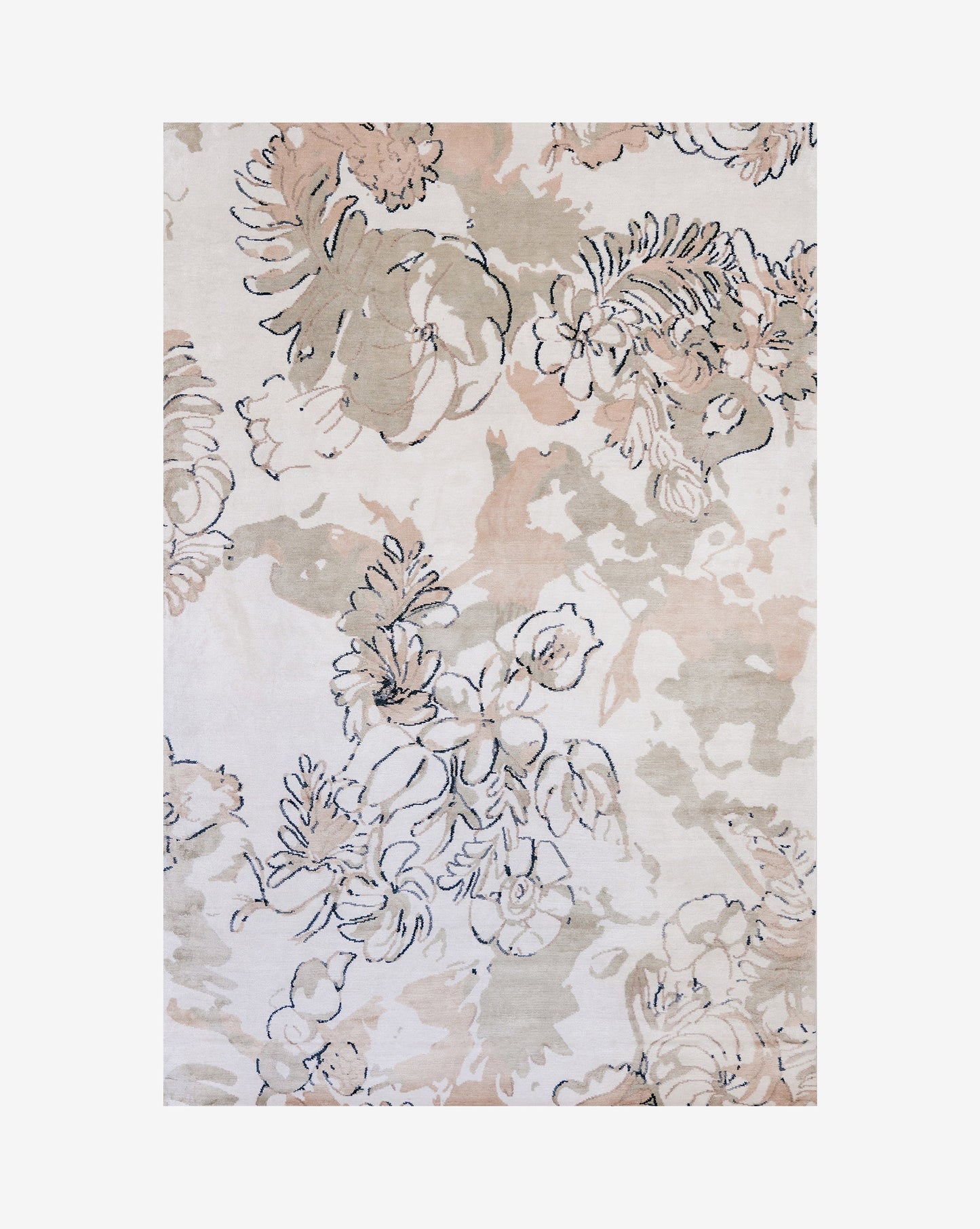 Belize Blooms Hand Knotted Rug||Lumier