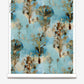 A blue and brown Aionas Wallpaper Morea with a tree on it