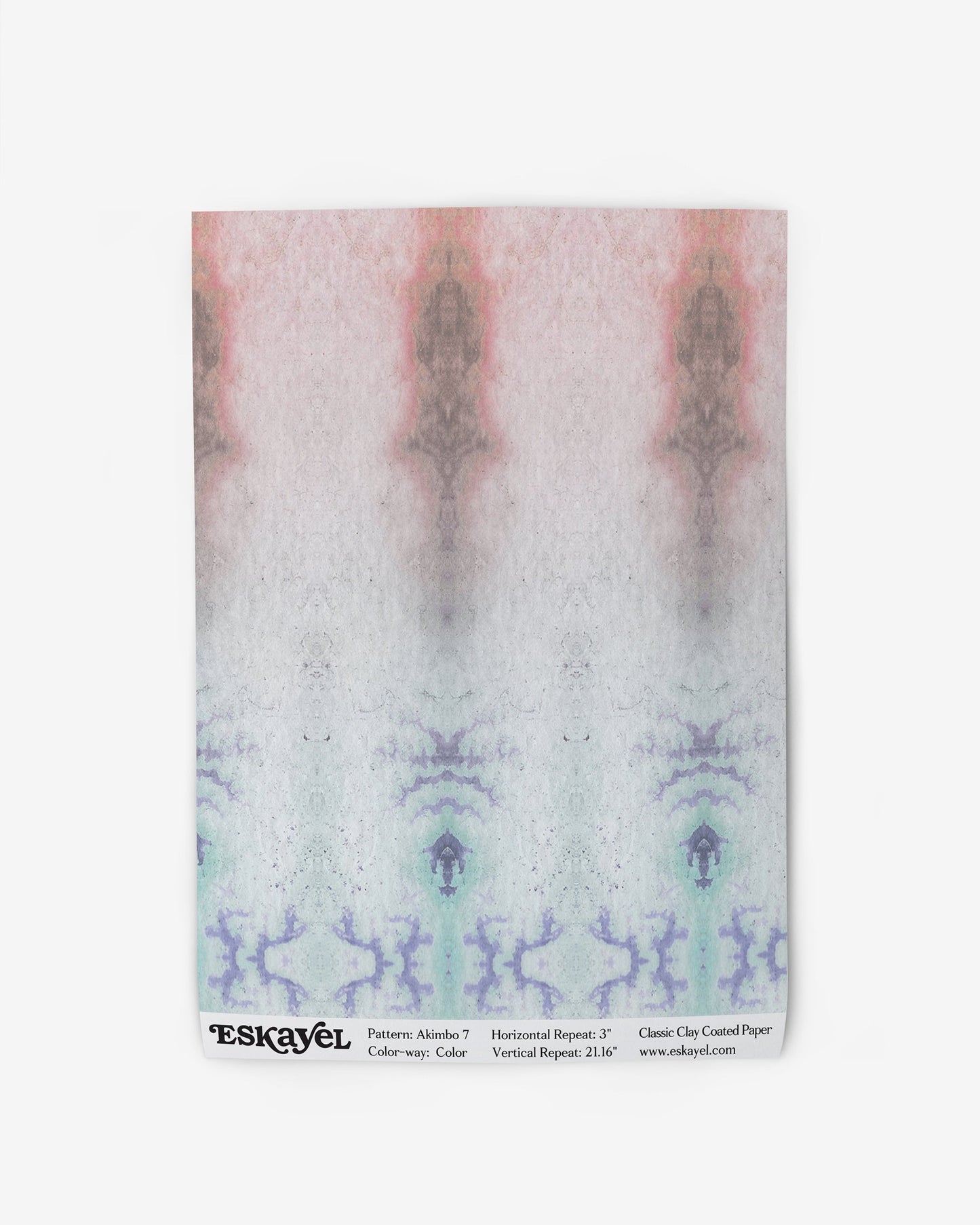 Order an Akimbo 7 Wallpaper Sample||Color with an abstract pattern for a sample.