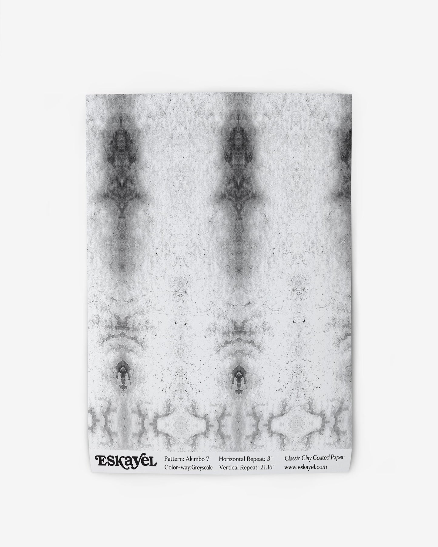 To order a sample of the Akimbo 7 Wallpaper Sample||Greyscale blanket with its pattern, please choose the desired option.