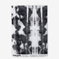 A high-end Biami Wallpaper Black with a Biami pattern in a black and white tie dye design on wallpaper
